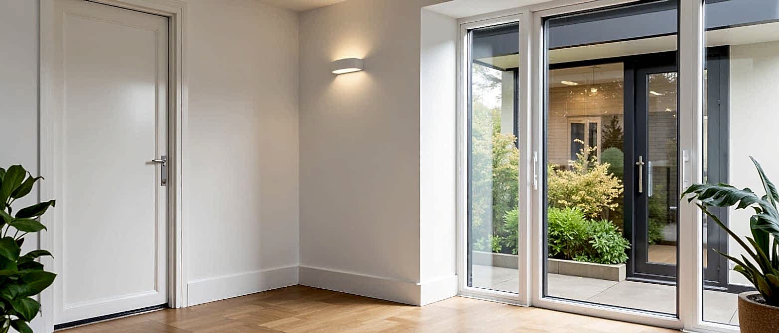 Пластиковые двери REHAU